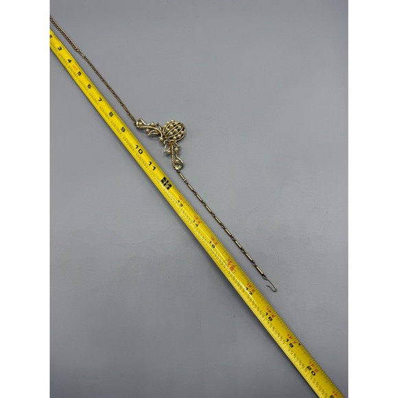 Coro? Pearl (Faux) & Gold (Tone) Round Ball Pumpkin Statement Necklace - Picture 9 of 12